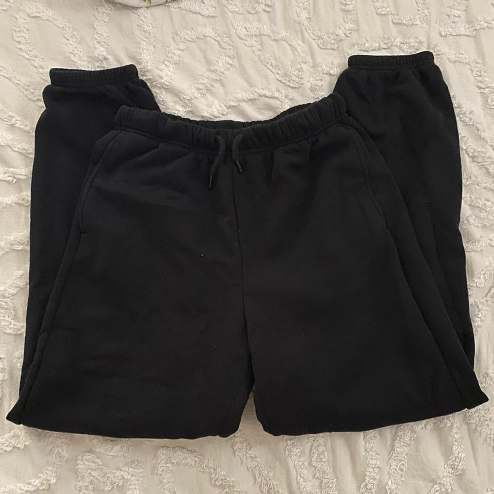 Old Navy Kids Black Fleece Jogger Pants